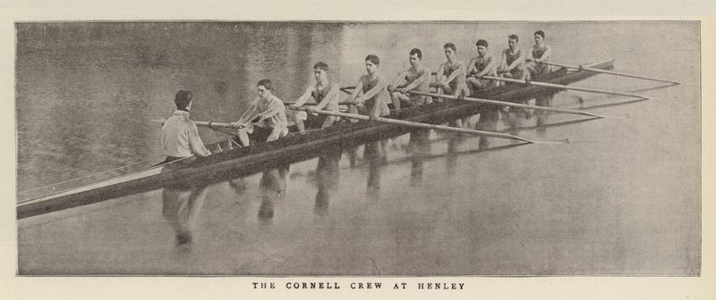 A tripulação de Cornell em Henley de English Photographer