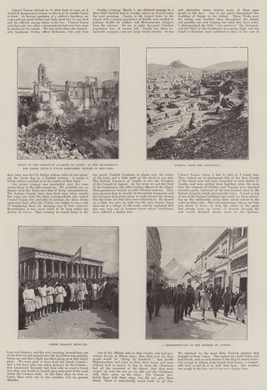 A revolta cretense de 1897 de English Photographer