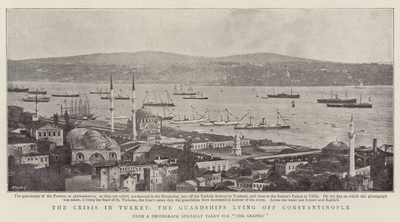 A Crise na Turquia, as Guardiões de Constantinopla de English Photographer
