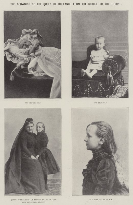 A coroação da rainha da Holanda, do berço ao trono de English Photographer