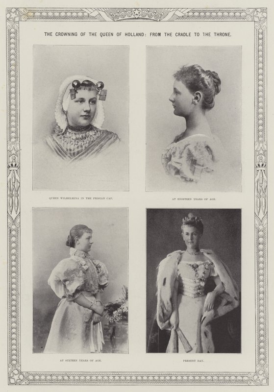 A coroação da rainha da Holanda, do berço ao trono de English Photographer
