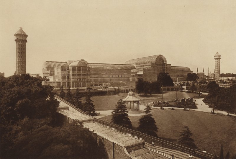 O, palácio cristal, sydenham de English Photographer