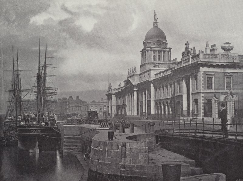 A alfândega, Dublin de English Photographer