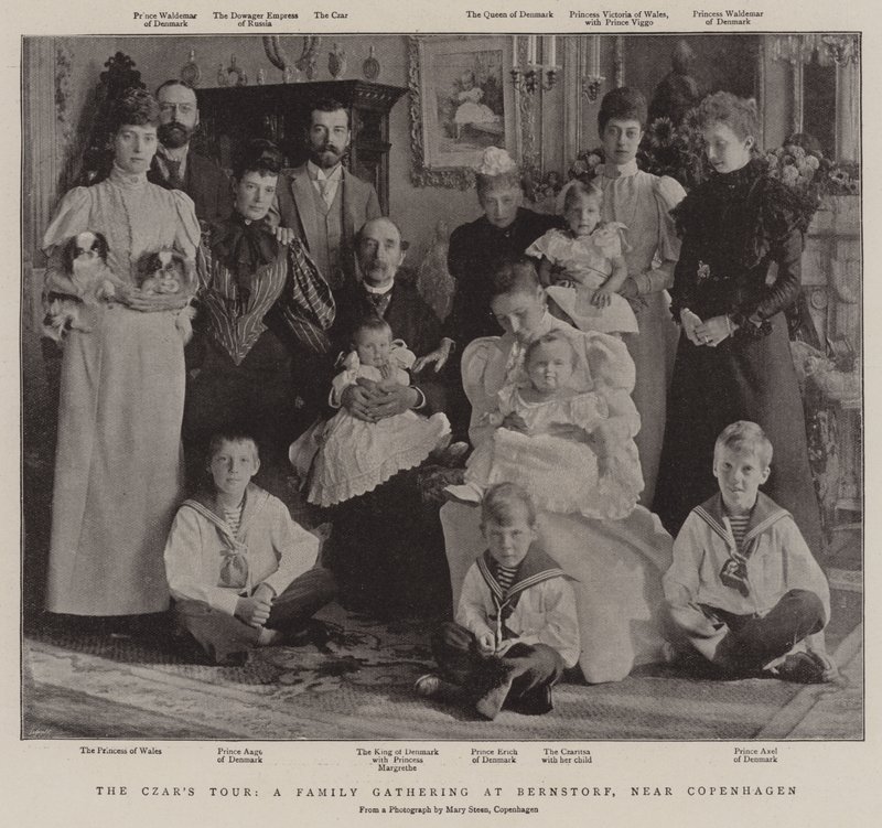 The Czars Tour, uma reunião da família em Bernstorf, perto de Copenhaga de English Photographer