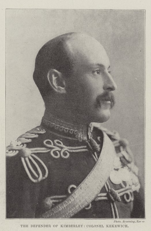 O defensor de Kimberley, coronel Kekewich de English Photographer