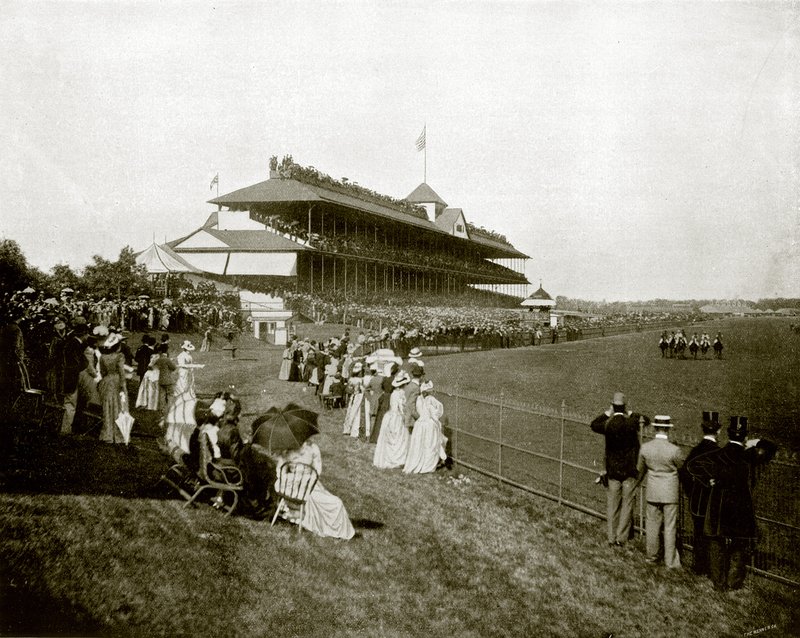 O Derby em Chicago (foto a p/b) de English Photographer