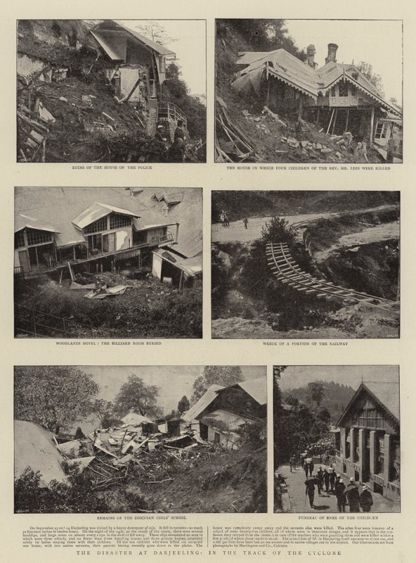 O desastre em Darjeeling, na pista do ciclone de English Photographer