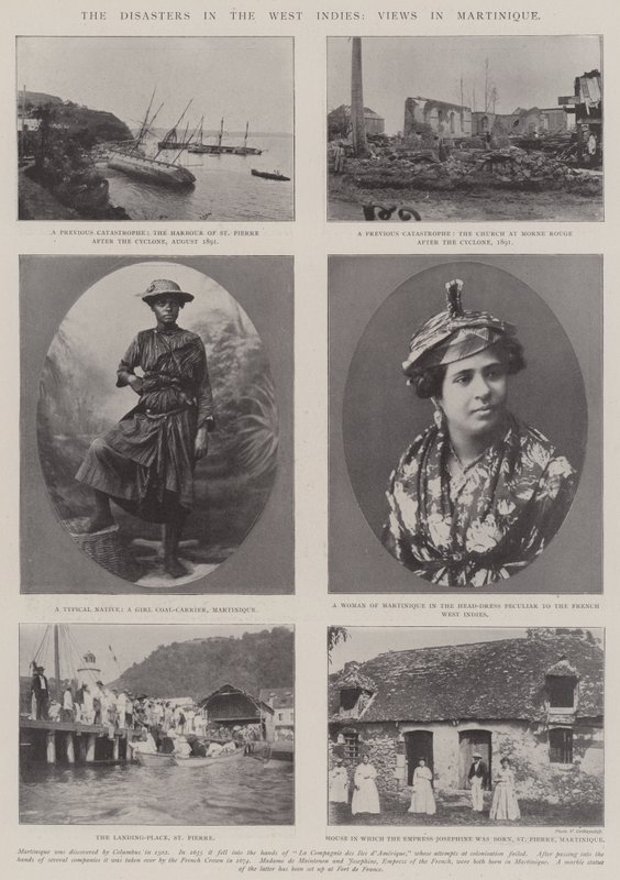 Os desastres nas Índias Ocidentais, vistas na Martinica de English Photographer