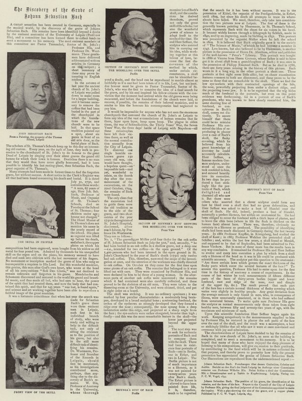 A descoberta do túmulo de Johann Sebastian Bach de English Photographer