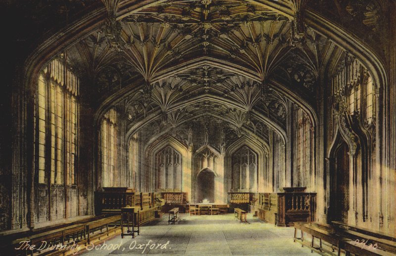 The Divinity School, Oxford (fotografia a cores) de English Photographer