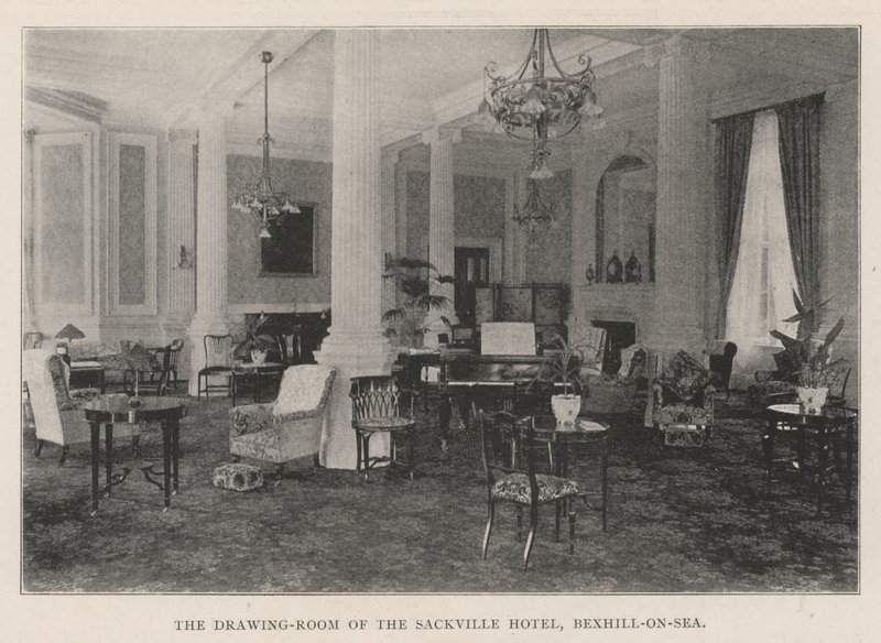 A sala de estar do Sackville Hotel, Bexhill-on-Sea de English Photographer