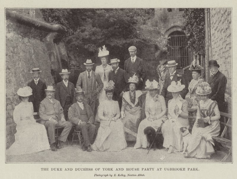 O Duque e a Duquesa de York e House Party no Ugbrooke Park de English Photographer