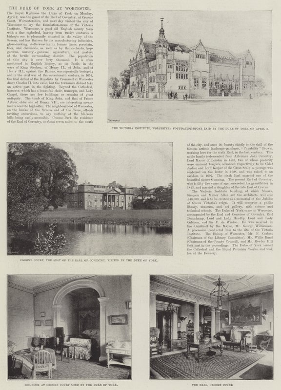 O duque de york em worcester de English Photographer