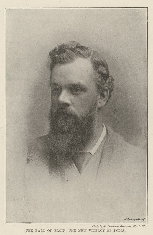 O conde de Elgin, o novo vice-rei da Índia de English Photographer