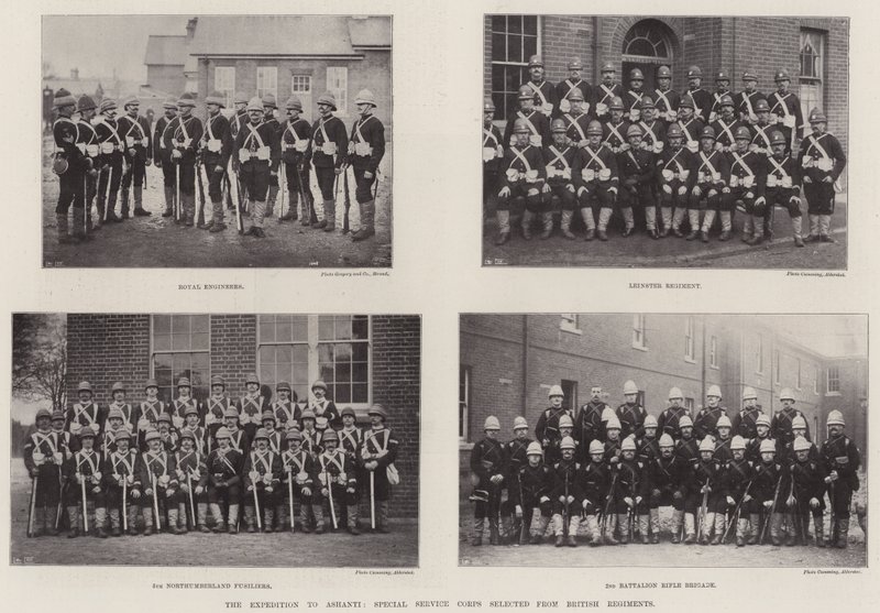 A Expedição a Ashanti, Corpo de Serviço Especial selecionado dos Regimentos Britânicos de English Photographer