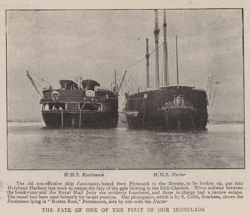 O destino de um dos primeiros Ironclads de English Photographer