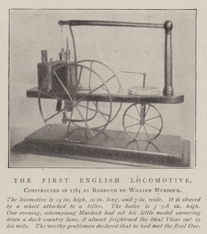 A primeira locomotiva inglesa de English Photographer