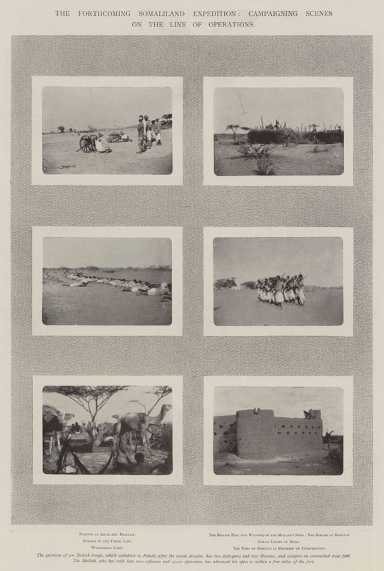 A próxima expedição da Somalilândia, campanhas de campanhas na linha de operações de English Photographer