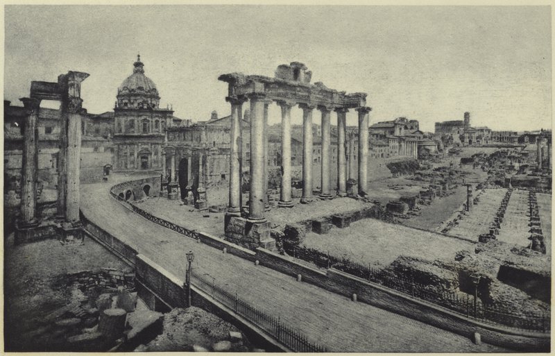 O Fórum em Roma (fotogravura) de English Photographer