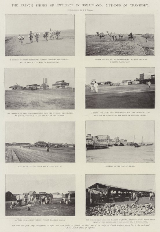 A Esfera Francesa de Influência na Somalilândia, Métodos de Transporte de English Photographer