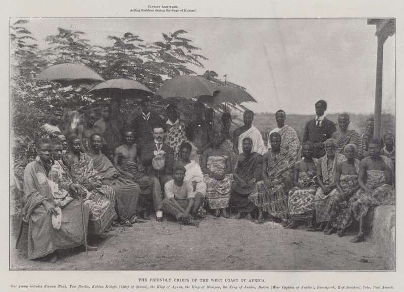 Os Chefes Amigáveis da Costa Oeste da África de English Photographer