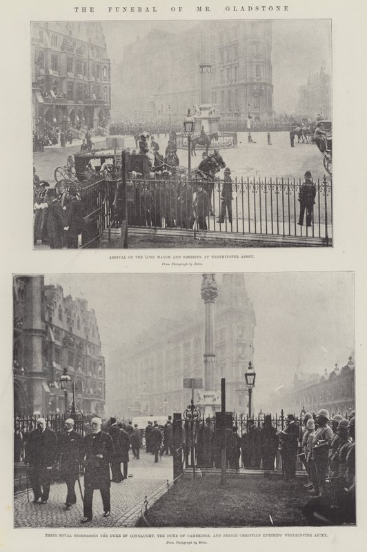 O funeral do senhor Gladstone de English Photographer
