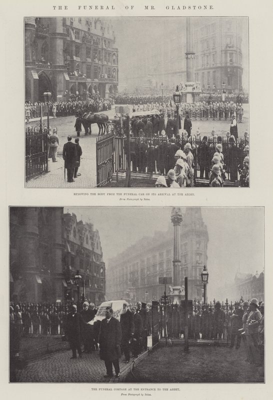 O funeral do senhor Gladstone de English Photographer