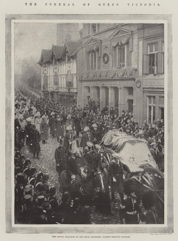 O Funeral da Rainha Vitória de English Photographer