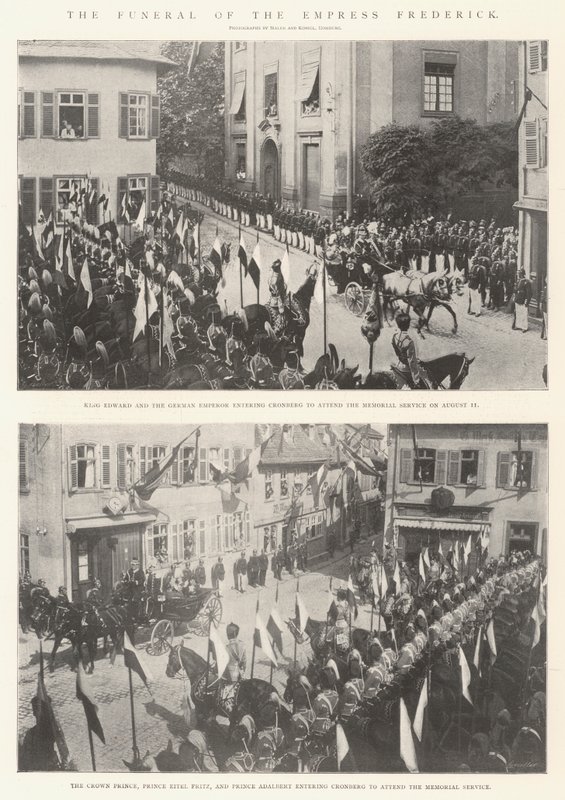 O Funeral da Imperatriz Frederico de English Photographer