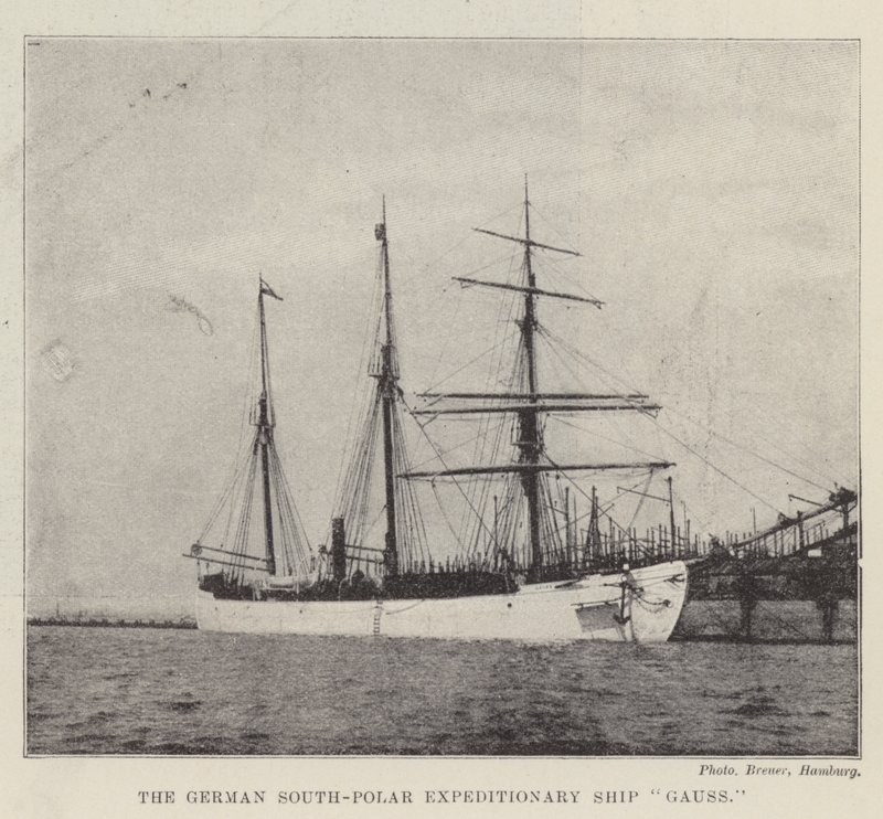 Navio Expedicionário Sul-Polar Alemão Gauss de English Photographer