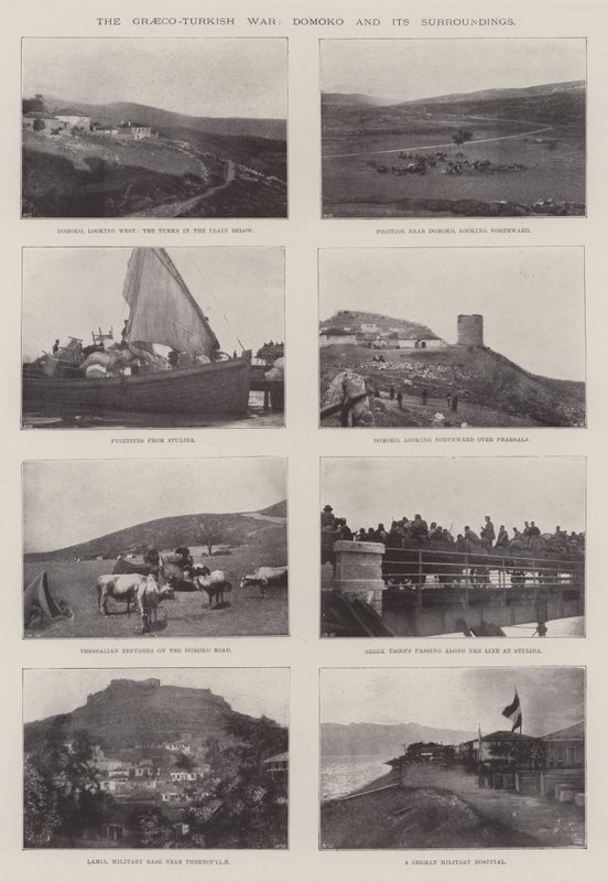 A guerra greco-turca, Domoko e seus arredores de English Photographer