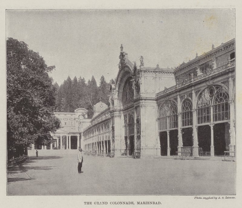 O Grande Colunata, Marienbad de English Photographer