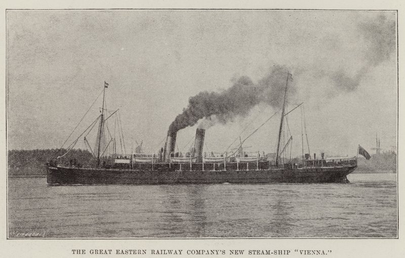 A Great Eastern Railway Companys Nova Steam-Ship Viena de English Photographer