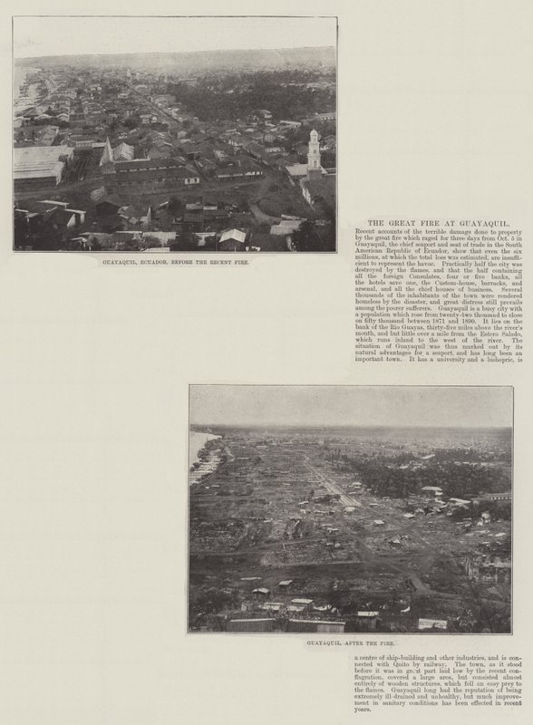 O grande incêndio em Guayaquil de English Photographer