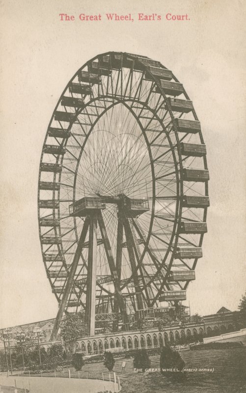 A grande roda, Earls Court, Londres de English Photographer