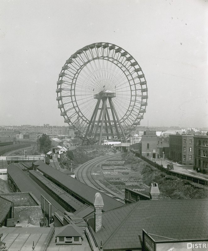 A Grande Roda, Earls Court; Londres de English Photographer