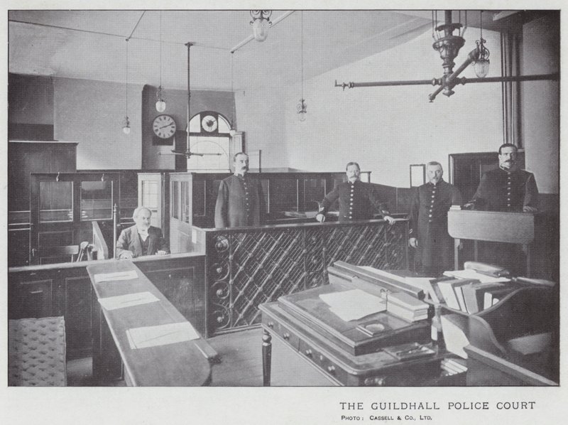 O Tribunal de Polícia de Guildhall de English Photographer