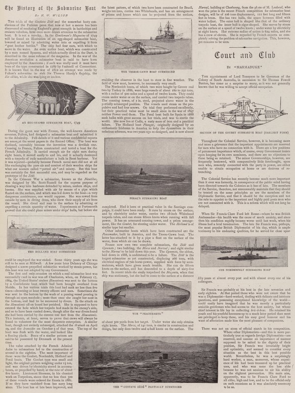 A história do barco submarino de English Photographer