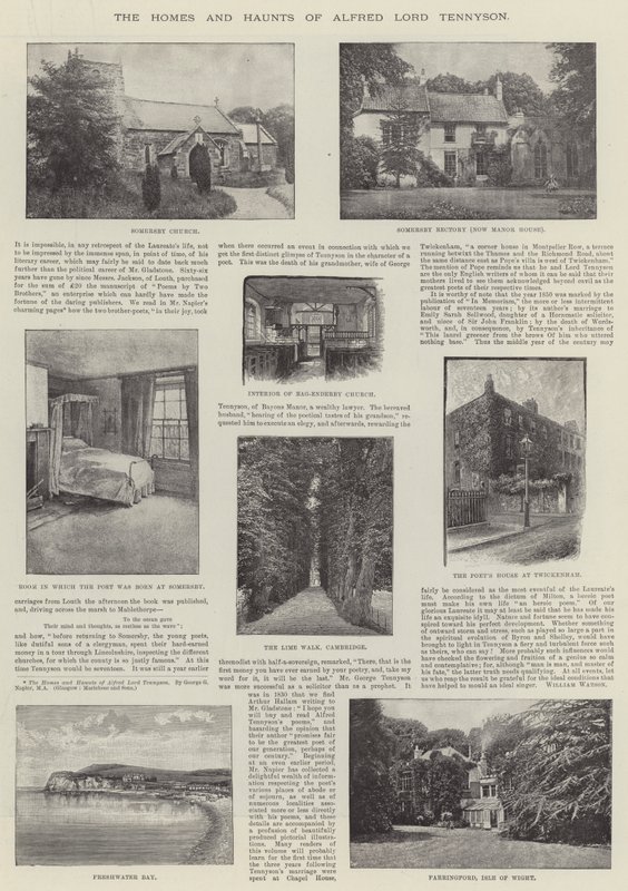 As casas e assombrações de Alfred Lord Tennyson de English Photographer