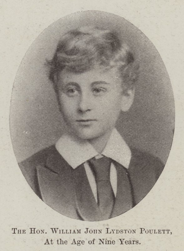 O honorável William John Lydston Poulett, na idade de nove anos de English Photographer