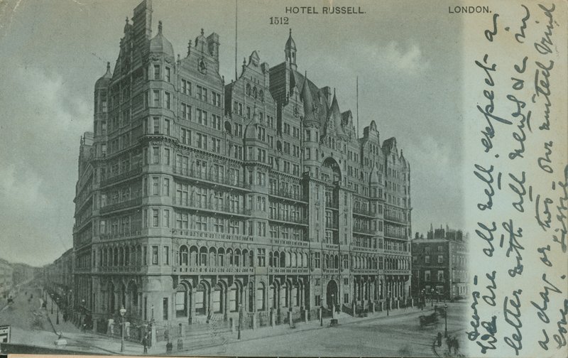 O Hotel Russell, em Londres de English Photographer