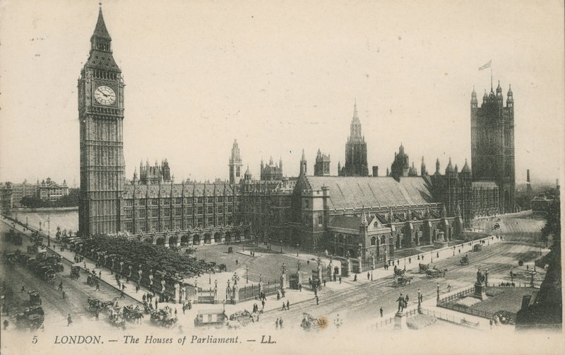 As casas do Parlamento de English Photographer