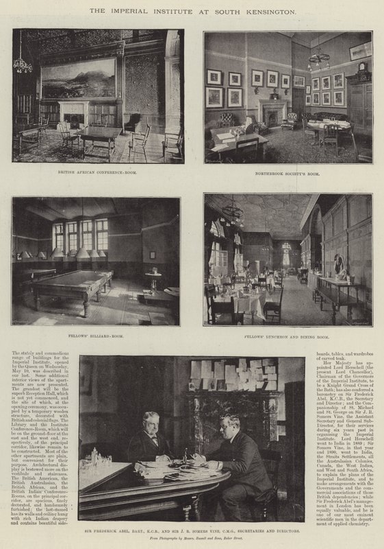 O Instituto Imperial em South Kensington de English Photographer