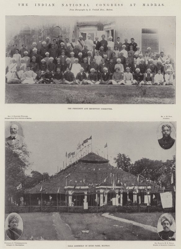 O Congresso Nacional Indiano em Madras de English Photographer