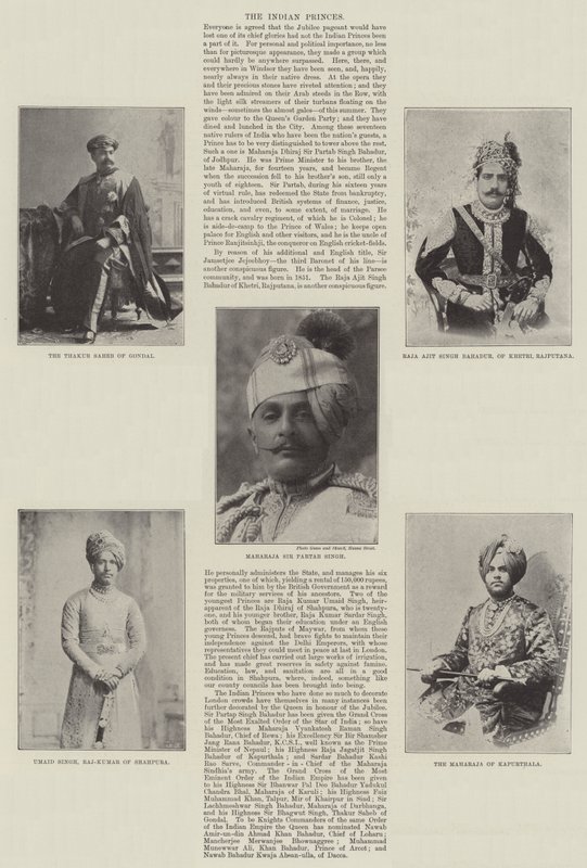 Os principes indianos de English Photographer