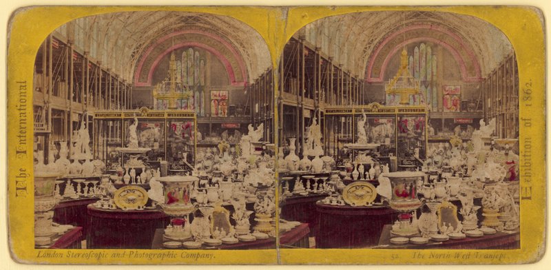 A Exposição Internacional de 1862: O transepto noroeste de English Photographer
