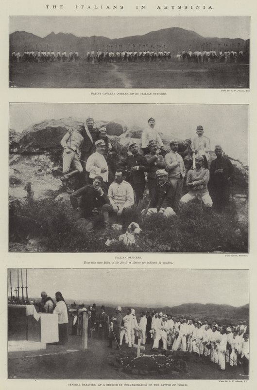 Os italianos na Abissínia de English Photographer