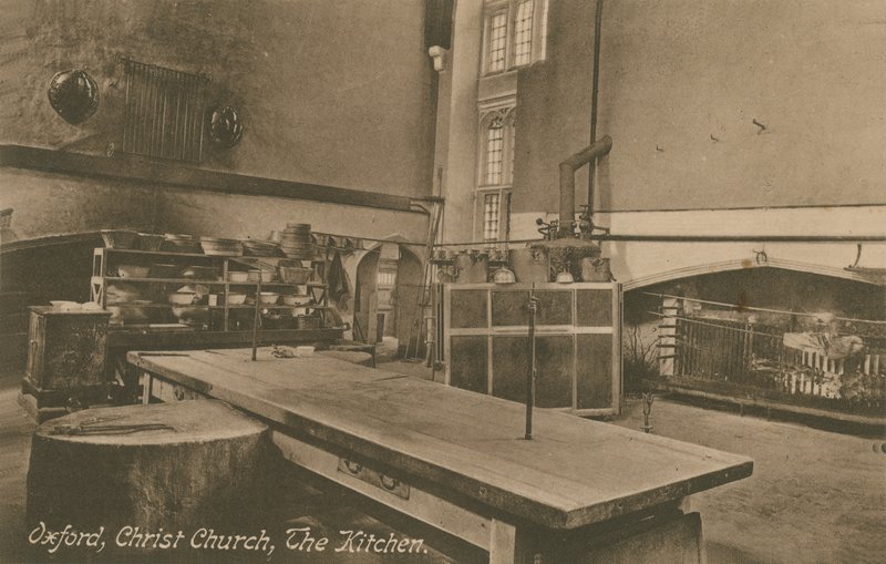 A cozinha, Igreja de Cristo, Oxford. Postal enviado em 1913. de English Photographer