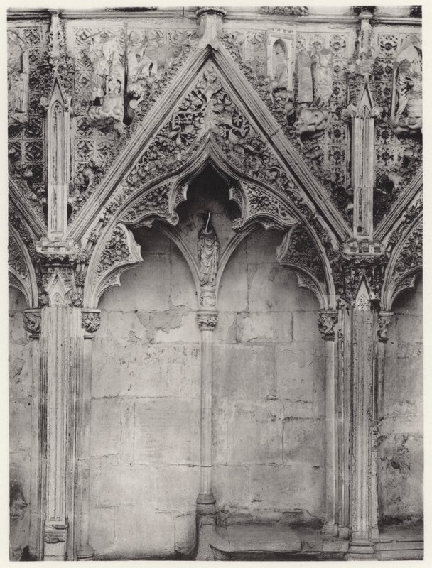 A Capela da Senhora, a Catedral de Ely: Lado Norte, XVIII (foto a p/b) de English Photographer