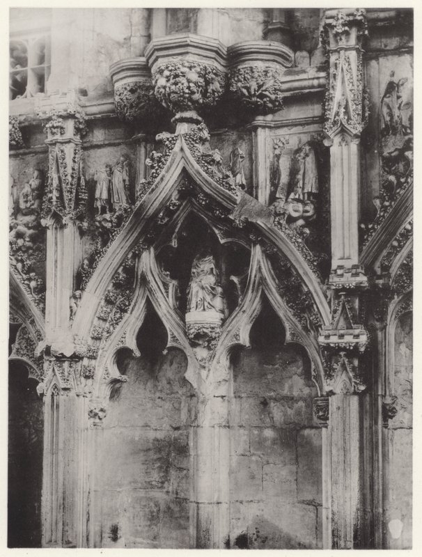 A Capela da Senhora, a Catedral de Ely: Lado Norte, XVI (foto a p/b) de English Photographer